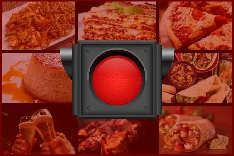El semáforo de los alimentos - Color Rojo