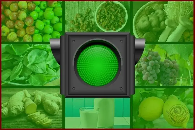 El semáforo de los alimentos - Color Verde