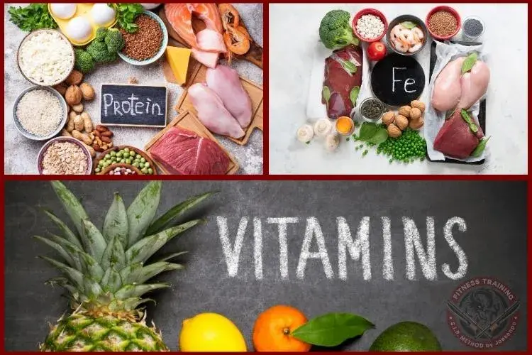 Presencia de las vitaminas, proteínas y minerales en los alimentos