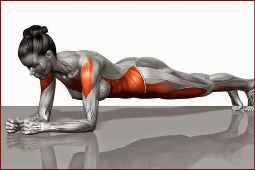 ejercicio Plank para fortalecer el core